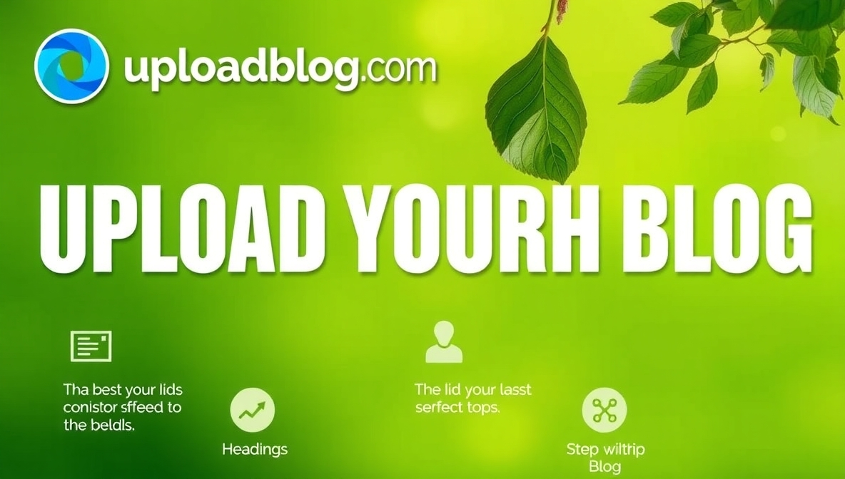 how to upload blog on website by uploadblog. com