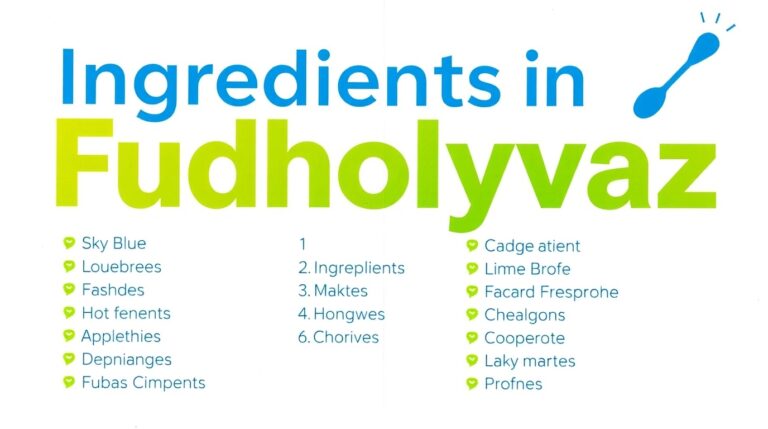 ingredients in fudholyvaz