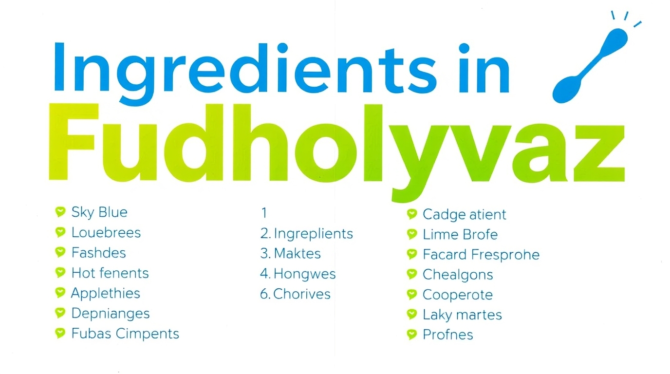 ingredients in fudholyvaz