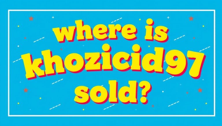 where is khozicid97 sold